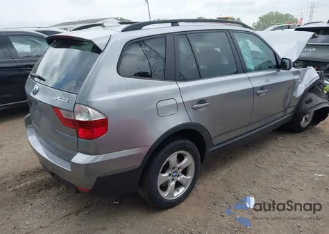 2008 BMW X3 3.0Si из США, поврежденный, VIN WBXPC934X8WJ23597